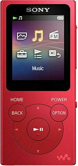 MP4 Player Sony NW-E394 8GB με Οθόνη LED LCD / TFT 1.77" Κόκκινο