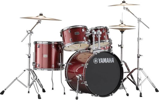 Drum Set Yamaha RDP-0F5 Rydeen Studio Burgundy Glitter χωρίς Πιατίνια