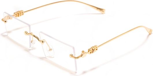 Γυναικεία Γυαλιά Οθόνης Olympus Hippolite Gold Blue Light με Ορθογώνιο Φακό Χρυσό