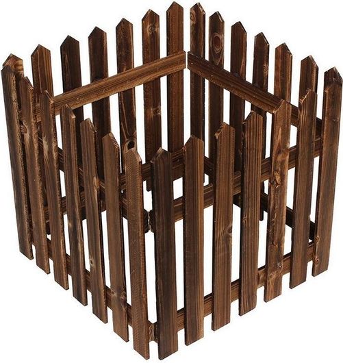 Μπορντούρα Κήπου Keskor Ξύλινη Καφέ 39.5cm x 1.6m