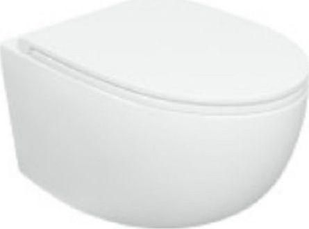 Λεκάνη Κρεμαστή SDR Ceramiche Essedra Bull Pana Rimless Λευκό