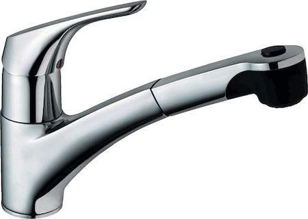 Ideal Standard Cerasprint Μπαταρία Κουζίνας Πάγκου με Ντουζ Ασημί