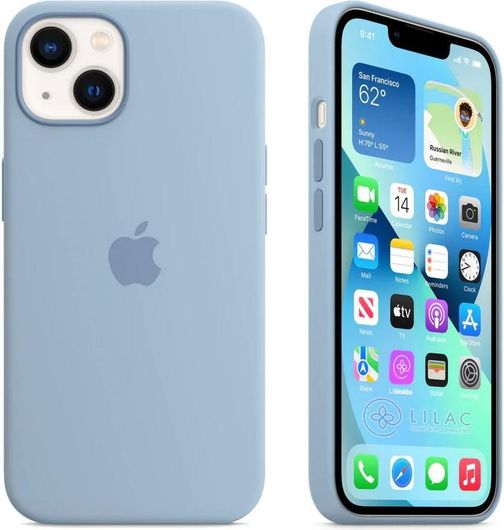 Θήκη Κινητού Back Cover για Apple iPhone 14 Σιλικόνη Baby Blue