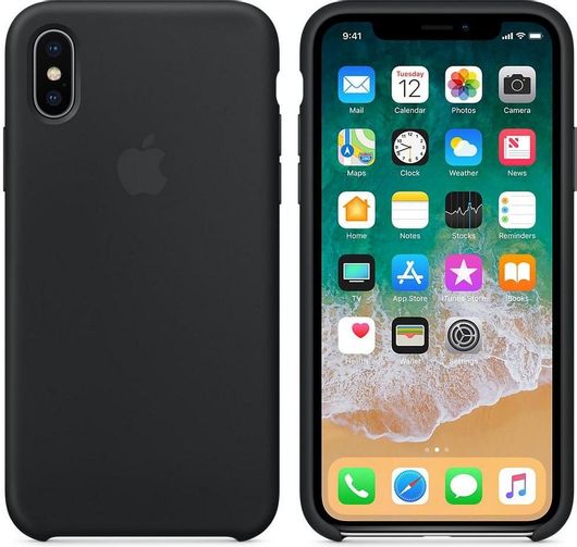 Θήκη Κινητού Back Cover για Apple iPhone X / XS Σιλικόνη Μαύρο