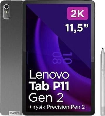 Tablet Lenovo Tab P11 2nd Gen 11.5" Wi‑Fi 6GB / 128GB / Lenovo Precision Pen 2 2023 Storm Grey