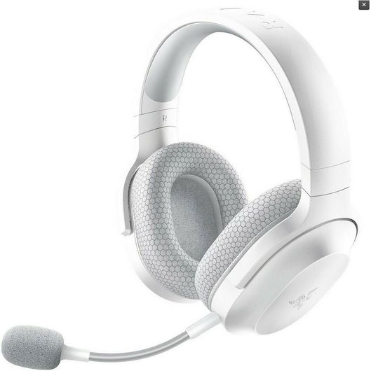Razer Barracuda X Ασύρματο Over Ear Gaming Headset με σύνδεση 3.5mm/USB/Bluetooth Λευκό