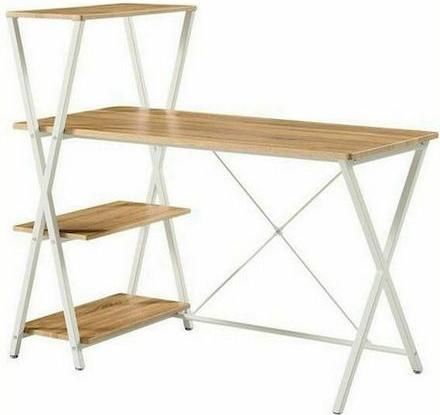 Γραφείο Ξύλινο με Μεταλλικά Πόδια 120x65x110cm