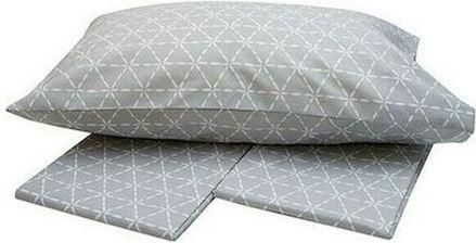 Σετ Μαξιλαροθήκες Sunshine Menta με Φάσα 50x70cm 940 Grey