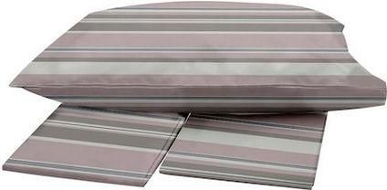 Σετ Μαξιλαροθήκες Sunshine Menta 550 με Φάσα 50x70cm Ροζ