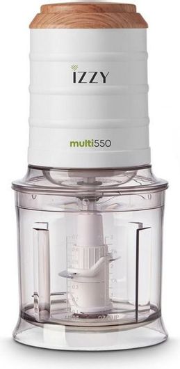 Πολυκόπτης Multi Izzy IZ-6906 550W με Δοχείο 700ml Λευκό
