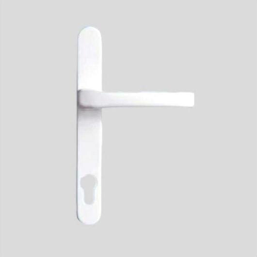 Πόμολα Πόρτας Αλουμινίου & Pvc Gu Soprano Λευκά 92mm Ζεύγος 