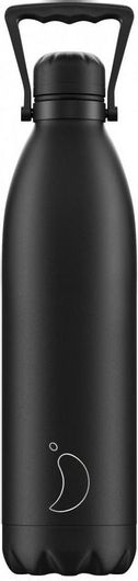 Θερμός Chilly's Original Μπουκάλι 1.8lt Matte All Black