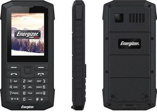 Κινητό Απλής Χρήσης Energizer Energy 100 Dual SIM Ανθεκτικό με Κουμπιά Μαύρο