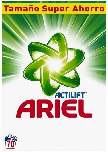 Απορρυπαντικό Ρούχων Ariel Actilift σε Σκόνη 70 Μεζούρες