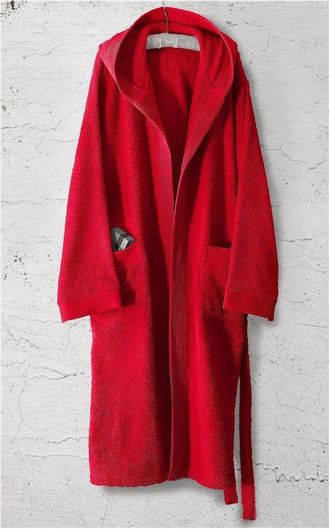 Μπουρνούζι Rythmos Amadeus με Κουκούλα Small Κόκκινο