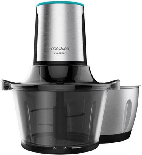 Πολυκόπτης Multi Cecotec ChopBeat 1500 600W με Δοχείο 1.5lt Μαύρο