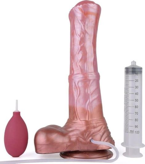 Dildo Bad Horse Τεράστιο Σιλικόνης Άλογο που Εκσπερματώνει XL Horse Silicone Ejaculating 31x8cm Ροζ