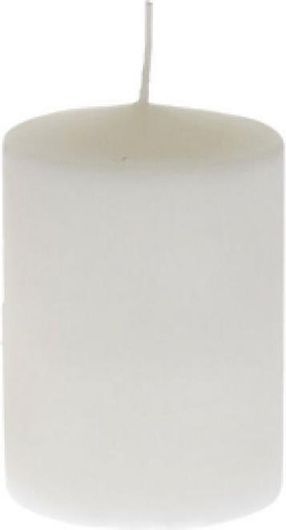 Διακοσμητικό Κερί Iliadis Παραφίνης Κύλινδρος Λευκό 7x10cm 16506 710006