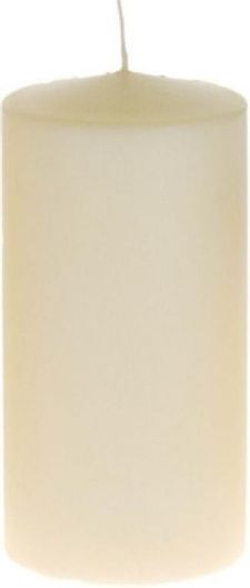 Διακοσμητικό Κερί Iliadis Παραφίνης Κύλινδρος Κρεμ 7x14cm 36962 710162