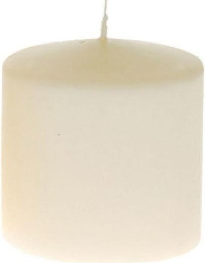 Διακοσμητικό Κερί Iliadis Παραφίνης Κύλινδρος Κρεμ 9x10cm 36967 710164