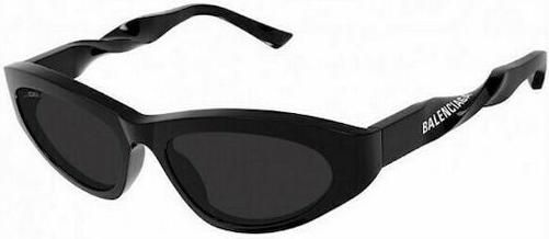 Γυναικεία Γυαλιά Ηλίου Balenciaga με Μαύρο Cat Eye Κοκκάλινο Σκελετό & Μαύρο Φακό