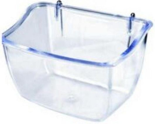 Ταΐστρα Πτηνών Lory με Γαντζάκι Διάφανη