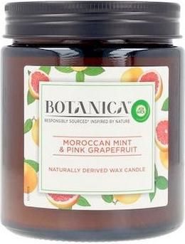 Κερί Airwick Botanica Αρωματικό σε Βάζο Moroccan Mint & Pink Grapefruit 205gr