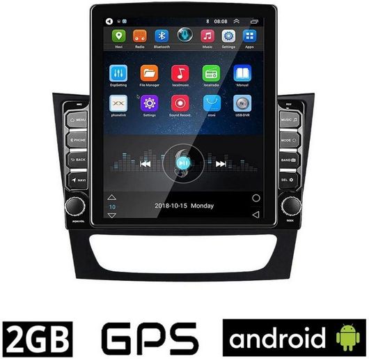 Ηχοσύστημα Αυτοκινήτου για Mercedes Benz E-Class 2003-2009 Bluetooth / USB / WiFi / GPS με Οθόνη Αφής 9.7"