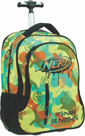 Σχολική Τσάντα Τρόλεϊ Δημοτικού Gim Nerf Camo Πολύχρωμο
