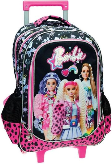 Σχολική Τσάντα Τρόλεϊ Δημοτικού Gim Barbie Extra Πολύχρωμo