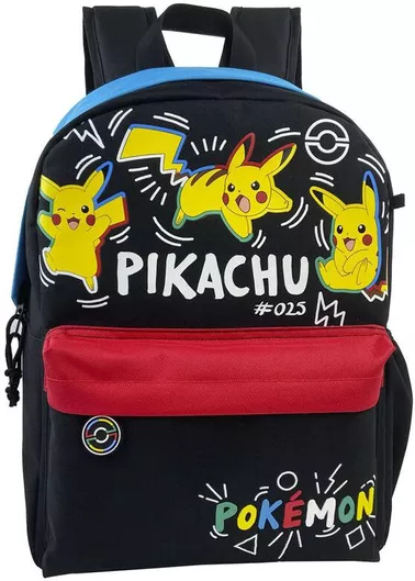 Σχολική Τσάντα Πλάτης Δημοτικού CyP Brands Pikachu Πολύχρωμo