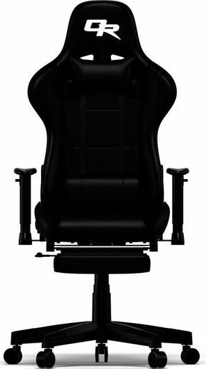 Oneray D0921F Καρέκλα Gaming Δερματίνης με Υποπόδιο Μαύρο