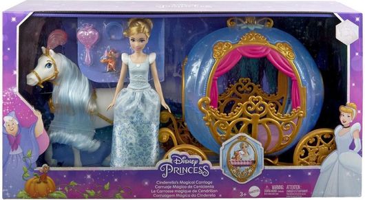 Κούκλα Σταχτοπούτα Disney με Άμαξα για 3+ Ετών
