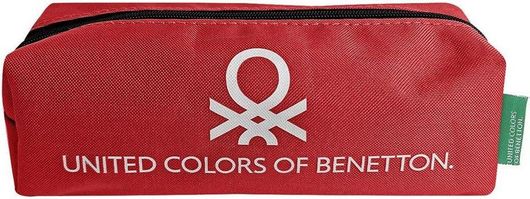 Benetton Κασετίνα Βαρελάκι Κόκκινο