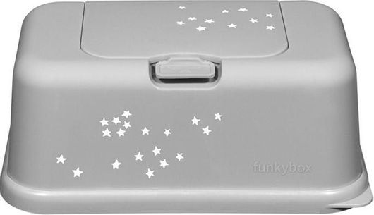 Θήκη για Μωρομάντηλα Funkybox Αστέρι Γκρι