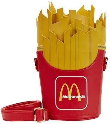 Παιδική Τσάντα Ώμου Loungefly Mcdonalds French Fries Κόκκινο 