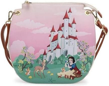 Παιδική Τσάντα Ώμου Loungefly Snow White Castle Scene Ροζ 