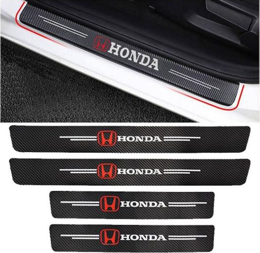 Διακοσμητικά Μαρσπιέ Αυτοκινήτου Εσωτερικά Αυτοκόλλητα για Honda 4τμχ