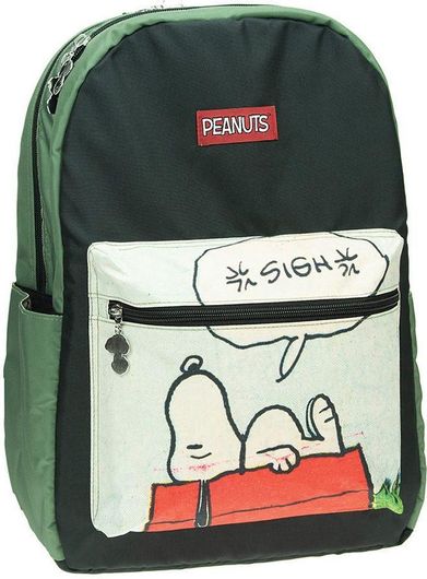 Σχολική Τσάντα Πλάτης Δημοτικού Back Me Up Peanuts Comic με Δύο Θέσεις Πολύχρωμο