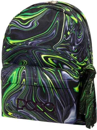 Σχολική Τσάντα Πλάτης Γυμνασίου / Λυκείου Polo Original Double Scarf Art Πολύχρωμo