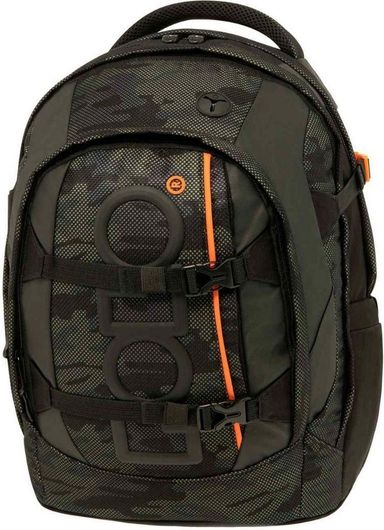 Σχολική Τσάντα Πλάτης Γυμνασίου / Λυκείου Polo Cryptic Green Camo Πράσινο 