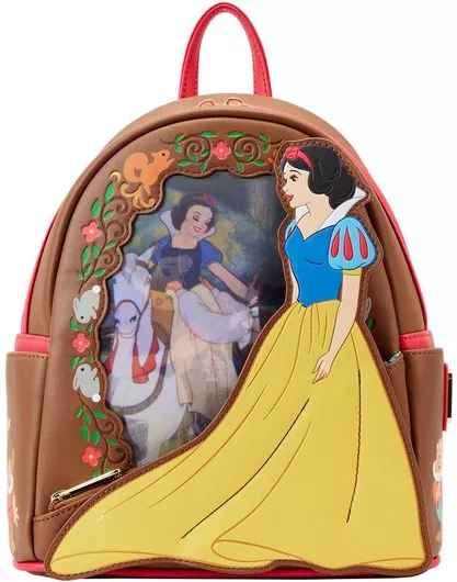 Παιδική Τσάντα Πλάτης Loungefly Snow White Καφέ 