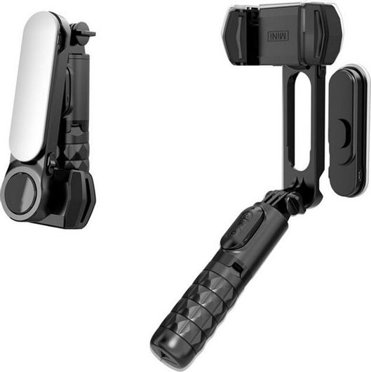 Selfie Stick Techsuit Q09 με Bluetooth / Τηλεχειριστήριο Μαύρο