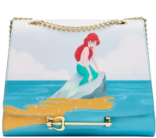Παιδική Τσάντα Ώμου Loungefly The Little Mermaid Tritons Μπλε 