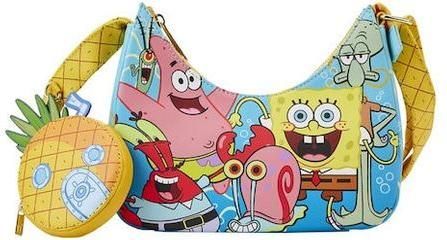 Παιδική Τσάντα Ώμου Loungefly Spongebob Squarepants Group Shot Κίτρινο