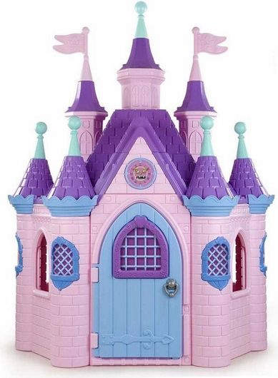 Παιδικό Σπιτάκι Κήπου Feber Super Princesses Palace 198x147x250cm Ροζ