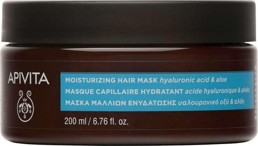 Apivita Μάσκα Μαλλιών με Υαλουρονικό Οξύ & Αλόη για Ενυδάτωση 200ml