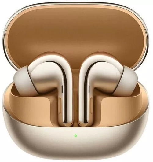 Bluetooth Handsfree Xiaomi Buds 4 Pro με Αντοχή στον Ιδρώτα & Θήκη Φόρτισης Χρυσό