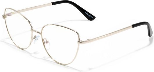 Γυναικεία Γυαλιά Προστασίας Οθόνης Olympus Sunglasses Blue Light Glasses Hestia Silver Cat Eye με Οβάλ Φακό Ασημί