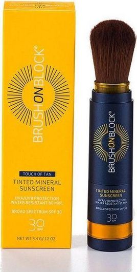 Αντηλιακή Πούδρα Προσώπου Brush On Block Tinted Mineral Sunscreen SPF30 με Χρώμα 3.4gr